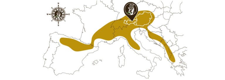 kulinarische Gams Europakarte